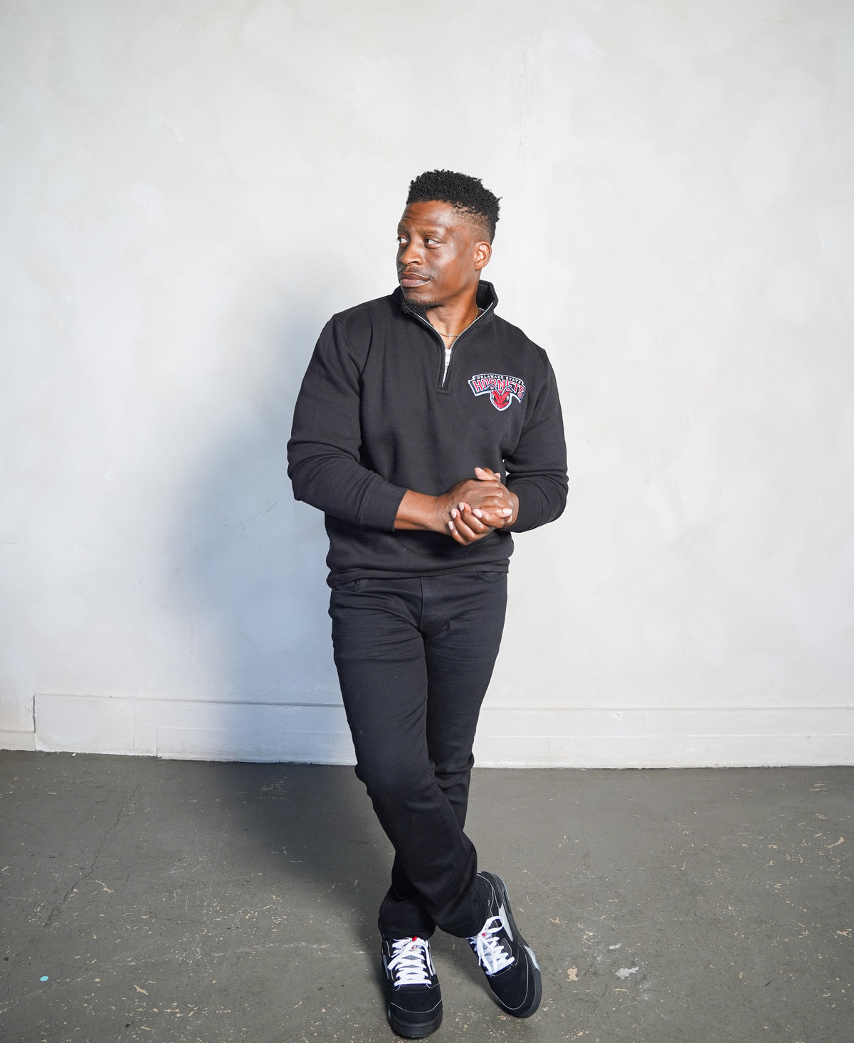 Hornets Black Quarter Zip