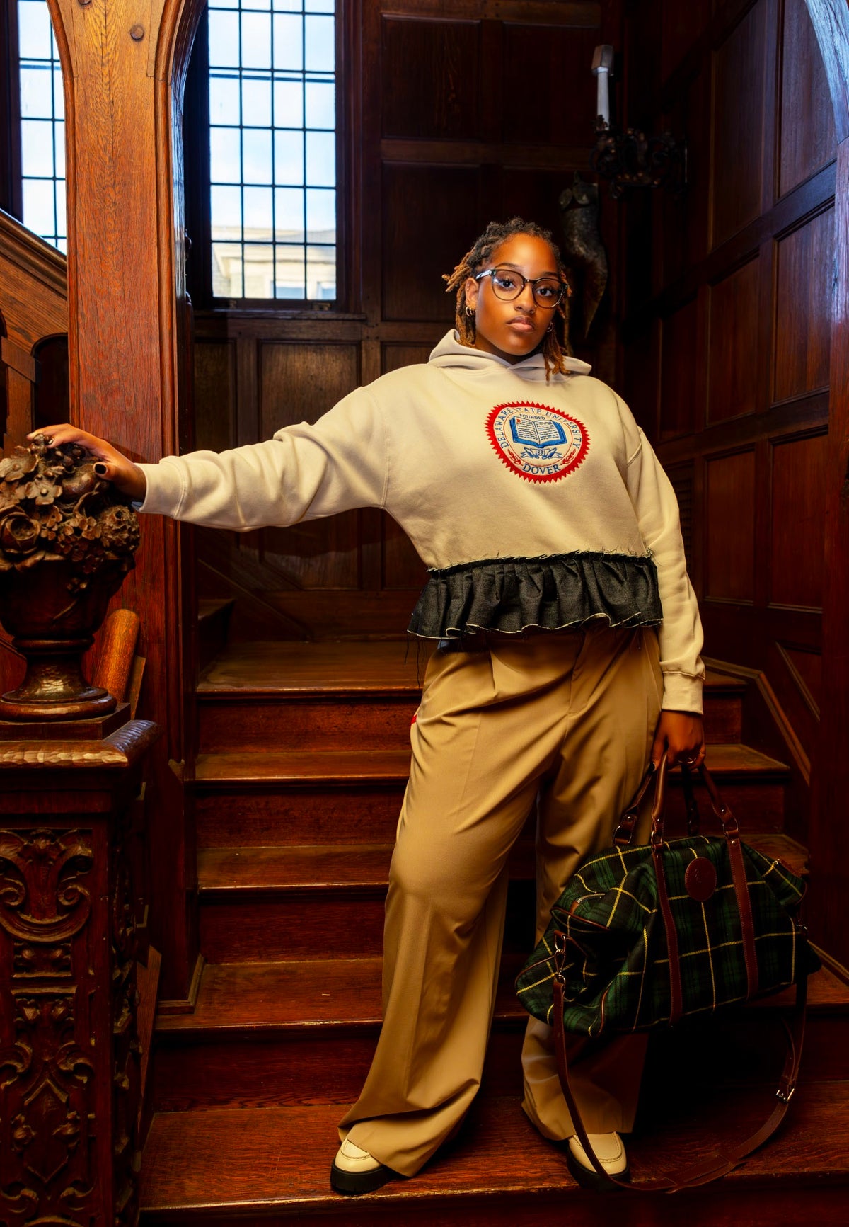 Heritage Reworked Peplum Hoodie