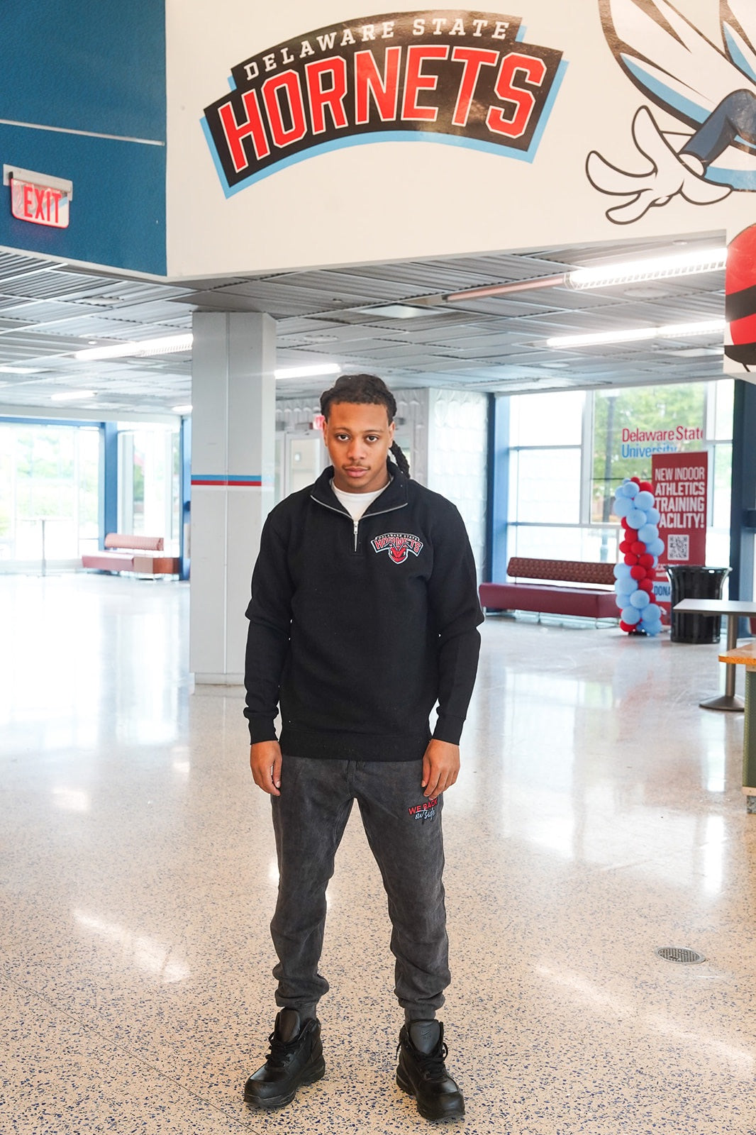 Hornets Black Quarter Zip