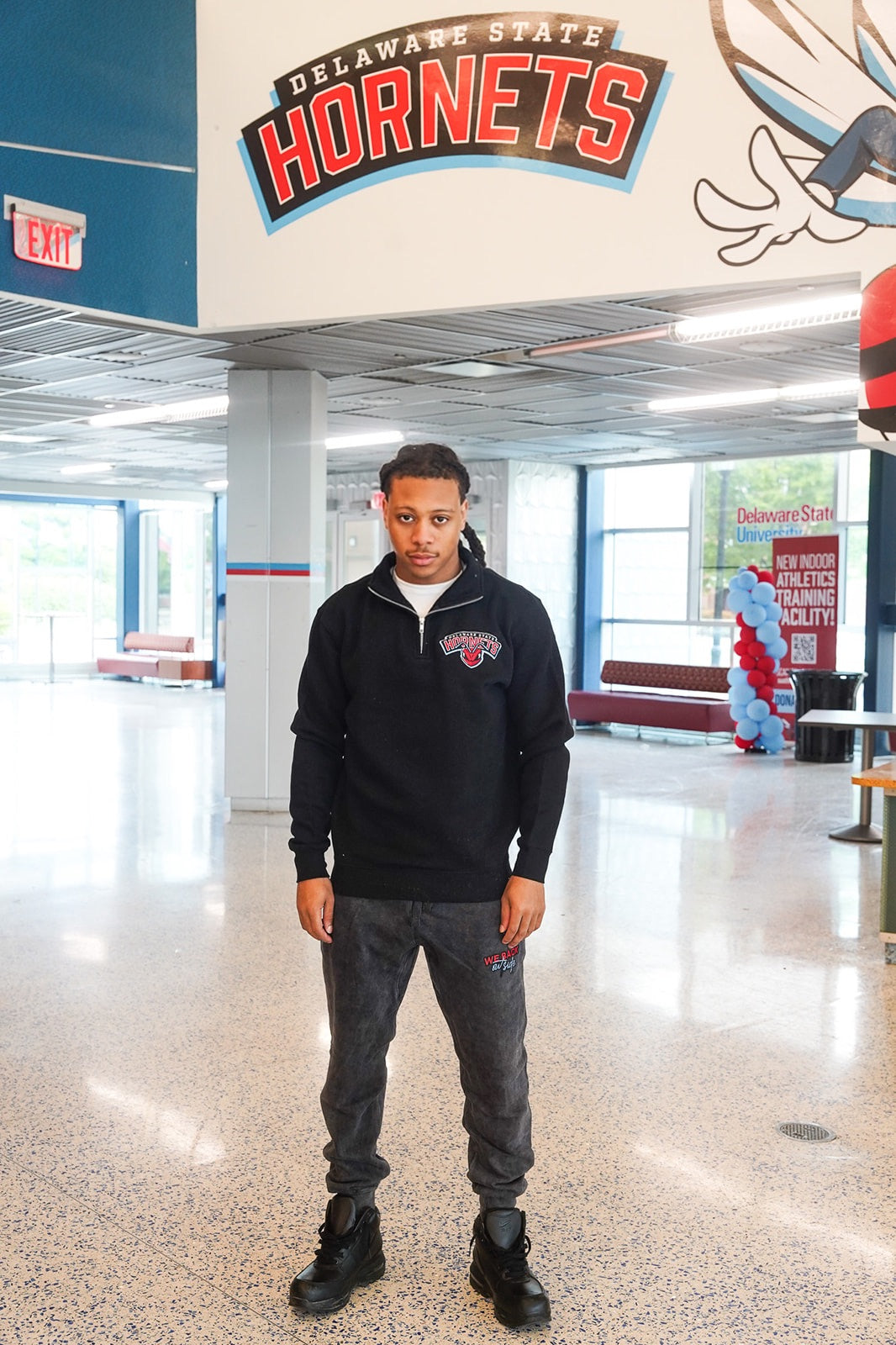 Hornets Black Quarter Zip
