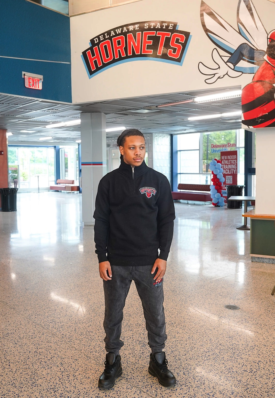 Hornets Black Quarter Zip