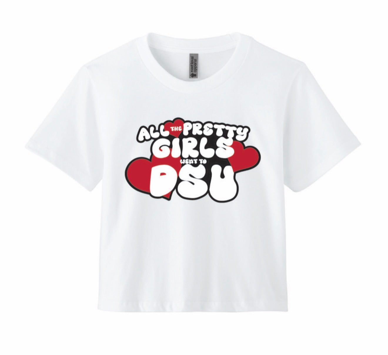 All the Pretty Girls Went to Del State White Tee
